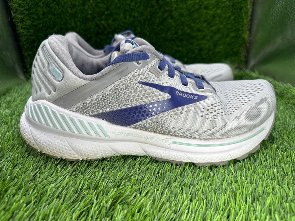 Brooks Adrenaline GTS 22 1203532E045 Athletic Sneaker Womens 8 Gray Mesh Jogging
